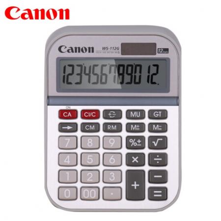 佳能Canon WS-112G 佳能金属面版计算器