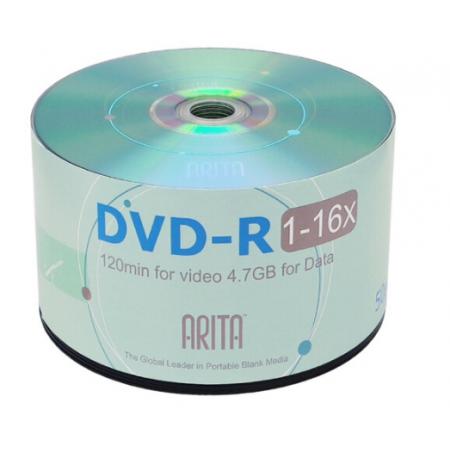 铼德(ARITA) e时代系列 DVD-R 16速4.7G 空白光盘/光盘/刻录盘 塑封装50片