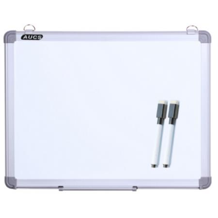 AUCS 30*45cm 白板写字板 磁性办公会议挂式小白板黑板 J3045L