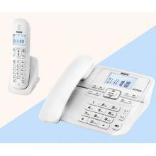 飞利浦DCTG188数字无绳电话机办公 座机电话子母机免提通话/一键拨号/一拖二（白色）HWDCD9889(188)TSD