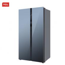 TCL 520P6-S星云蓝 520升 大容量 双变频 对开门冰箱 风冷无霜 AAT养鲜 节能静音
