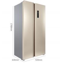 TCL BCD-509WEFA1流光金 风冷无霜 电脑温控 对开门冰箱 智慧出风 纤薄