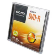 索尼（SONY） DVD刻录盘 空白刻录光盘 16X 4.7G DVD-R 单片版 10片/包 单片精装