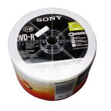 SONY 索尼 dvd刻录盘 光盘 空白光盘 4.7G 16X DVD-R（50片环保装）