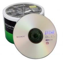 SONY 索尼  dvd刻录盘 光盘 空白光盘 4.7G 16X DVD+R（50片环保装）