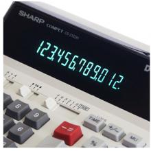 夏普（SHARP）CS-2122H 银行计算器 金融财会插电计算器 电脑按键荧光