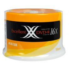 铼德(RITEK) 台产X系列 DVD+R 16速4.7G 空白光盘/光碟/刻录盘 桶装50片