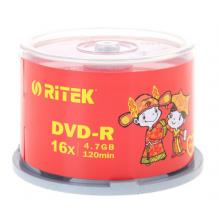 铼德(RITEK) 婚庆系列 DVD-R 16速4.7G 空白光盘/光碟/刻录盘 桶装50片