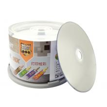 铼德(LALASAN) 打印炫彩可打印 DVD-R 16速4.7G 空白光盘/光碟/刻录盘 桶装50片