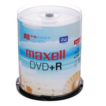 麦克赛尔（maxell）DVD+R光盘 刻录光盘 光碟 空白光盘 M2系列16速4.7G 珍珠白桶装100片