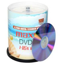 麦克赛尔（maxell）DVD-R光盘 刻录光盘 光碟 空白光盘 M2系列16速4.7G 珍珠白桶装100片