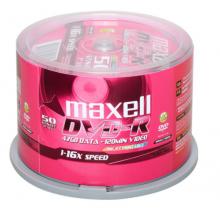 麦克赛尔（maxell）DVD-R光盘 刻录光盘 光碟 空白光盘 可打印光盘 16速4.7G台产 桶装50片