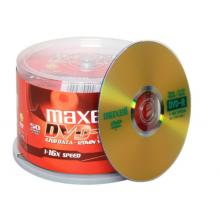 麦克赛尔（maxell）DVD-R光盘 刻录光盘 光碟 空白光盘 16速4.7G台产 商务金盘桶装50片