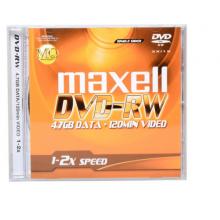麦克赛尔（maxell）DVD-RW光盘 刻录光盘 光碟 可擦写空白光盘 2速4.7G台产 单片装
