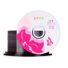 紫光（UNIS）DVD+R空白光盘/刻录盘 碟之恋系列 16速4.7G 桶装50片