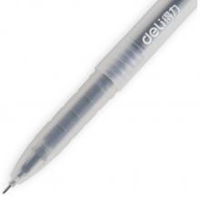 得力(deli)DLSX-33107 0.5mm全针管黑色中性笔水笔签字笔 办公用品 40支/桶