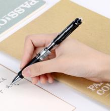 得力(deli)DLSX-33489 30支S01按动中性笔签字笔 0.5mm子弹头 办公用品
