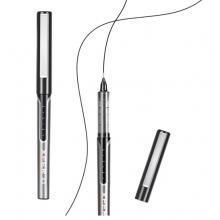得力(deli)DLSX-S657 0.5mm直液全针管走珠签字笔 办公用品学生中性笔会议笔 12支/盒黑