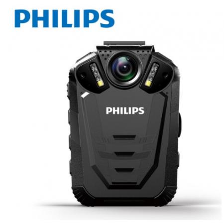 飞利浦（PHILIPS）VTR8210高清红外夜视执法仪行车记录仪现场记录仪音视频记录仪 支持GPS+1296P+256G内存