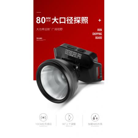 神火（supfire）HL12头灯强光远射充电式大头夜钓灯LED灯头戴式探照灯