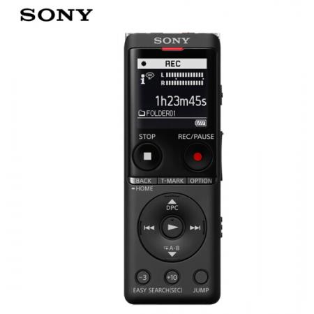 索尼（SONY）录音笔ICD-UX575F 16GB 黑色 智能降噪升级款 专业线性录音棒 商务学习采访支持内录