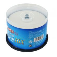 铭大金碟（MNDA）DVD-R空白光盘/刻录盘 16速4.7G 防水可打印 50片桶装