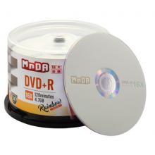 铭大金碟（MNDA） 彩虹系列 档案级 DVD空白光盘/刻录盘 4.7G 16X DVD+R（50片桶装）