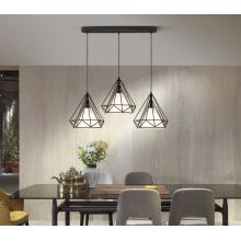 雷士（NVC）北欧现代简约圆形餐厅灯卧室吧台创意几何大气3头餐厅灯具