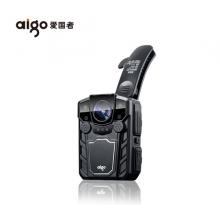 爱国者（aigo）执法记录仪DSJ-R7+ 双电座充1296P高清红外夜视可换电池加密录音加强激光定位内置128G 