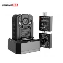 群华（VOSONIC）新款D7执法记录仪H.265压缩格式1296p高清录像3400万像素内置32G 