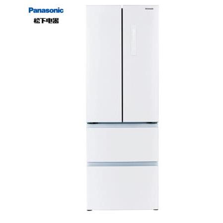 松下（Panasonic）350升变频风冷多门冰箱 银离子抗菌除味 全开双层大冷冻 -3℃微冻保鲜 晶莹白 NR-D350TP-W