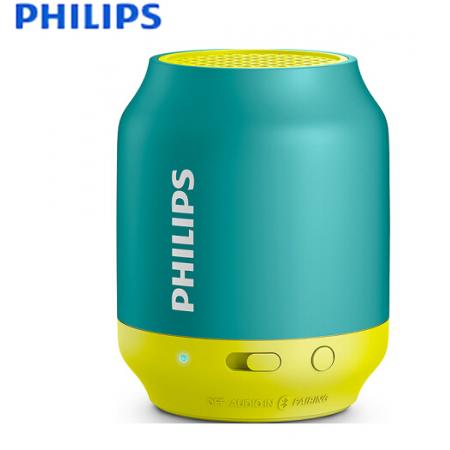 飞利浦(PHILIPS)BT25A 迷你无线蓝牙小音箱 户外便携音箱 车载音响电脑音响 蓝色