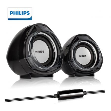 飞利浦 PHILIPS SPA311 音箱音响笔记本台式电脑usb迷你多媒体线控小音箱