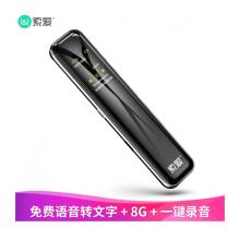 索爱（soaiy）R1 专业 录音笔转文字 高清 降噪 隐形 超长待机  小会议商务 大容量 8G 枪色