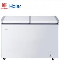 海尔（Haier） 273升冷柜 蝶形门 侧掀门 单箱变温冰柜  卧式冰箱 BC/BD-273SEA