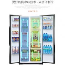 松下(Panasonic)NR-W56S1-W 570升对开门变频风冷无霜冰箱 AG银离子双循环制冷