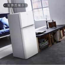 TCL 118升 小型双门电冰箱 LED照明 迷你小冰箱 冰箱小型便捷 节能静音（芭蕾白）BCD-118KA9