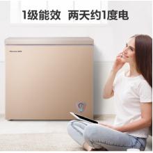 海信 (Hisense) 203升 一级能效家商用冰柜 冷藏冷冻转换冷柜 节能静音单门冰箱金色BD/BC-203NUD