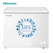 海信 (Hisense) 248升 大容量冰柜 冷冻冷藏保鲜柜 节能商用冷柜 顶开门卧式冰箱 BD/BC-248ND