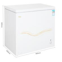 TCL 208升 冰柜小型 冷冻冷藏双转换 7档温度可调节冷柜 小冰柜舒心选择 强劲冷冻 BD/BC-208HQD