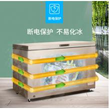 美菱(MELING) 426升 一级能效 商用单温电控大容量冰柜 冷藏冷冻转换 卧式大冷冻柜  BC/BD-426DTE