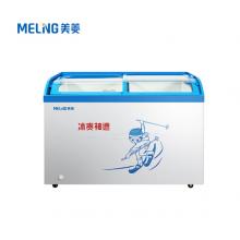 美菱（MELING）358升单温冰柜 商用卧式 圆弧冷柜 一室冷冻冷藏雪柜 SC/SD-358GYT