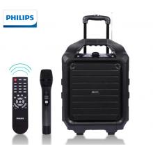 飞利浦（PHILIPS）SD75 外音响 拉杆便携式无线蓝牙大功率 音箱重低音演出带话筒