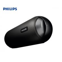  飞利浦(PHILIPS)BT6000 便携式无线蓝牙音箱 运动户外防水音响 免提通话/NFC功能 黑色 