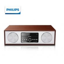 飞利浦（PHILIPS）DTM380/93 音响 音箱 复古木质 无线蓝牙HIFI桌面台式CD音响