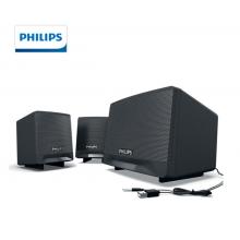 飞利浦 PHILIPS SPA331音箱电脑音响桌面低音炮USB小音箱超重低音喇叭多媒体迷你音响2.1