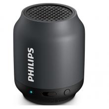 飞利浦(PHILIPS)BT25B 迷你无线蓝牙小音箱 户外便携音箱 车载音响电脑音响 黑色 