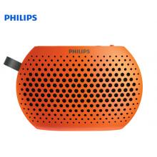 飞利浦(PHILIPS) SBM100 ORG 插卡音箱 口袋迷你便携小音响 音乐MP3外响播放器 FM收音机老人听戏 橙色