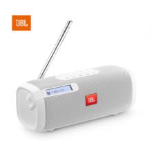 JBL TUNERFM WHT 无线蓝牙音箱 便携式音响 手机/电脑外放播放器 FM收音机 白色