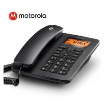 摩托罗拉(Motorola)录音电话机 固定座机 办公家用 智能插TF扩展卡 商务客服电话呼叫中心CT111C黑色